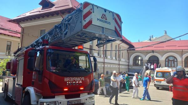 Incendiu la Maternitatea Cuza Vodă din Iași.  A fost activat planul roșu de intervenție
