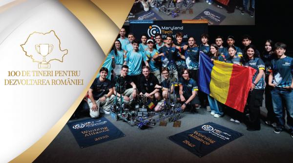 echipa tehnoz campioana mondiala la robotica castigatoarea competitiei mti in campania 100 de tineri pentru dezvoltarea romaniei