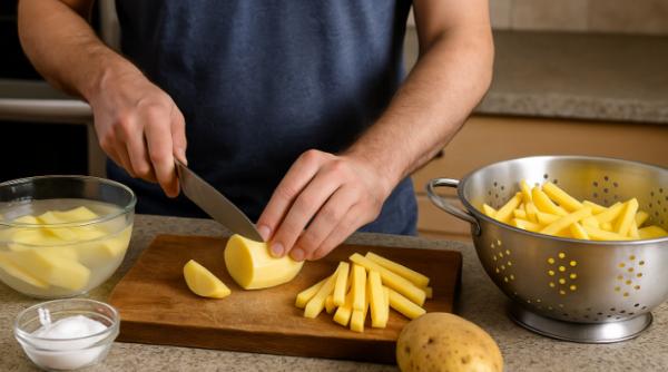 cartofi prajiti crocanti ai nevoie doar de apa si bicarbonat