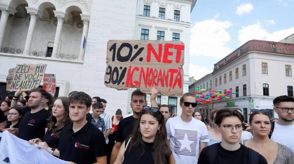 studenti protest munca universitati