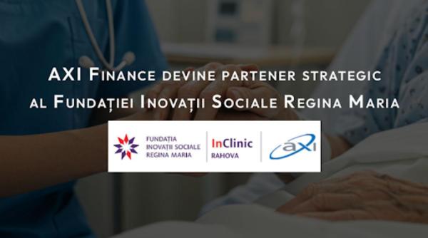 Fundația Inovații Sociale Regina Maria are un nou partener strategic în sănătate: AXI Finance susține InClinic Rahova