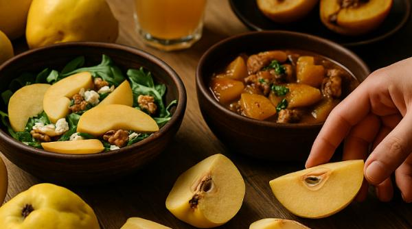 Gutuile, vedetele toamnei: De la salate fresh la tocănițe aromate