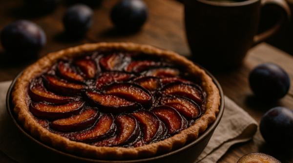 7 Rețete de plăcinte, tarte și deserturi cu prune pentru o toamnă delicioasă