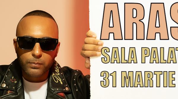 Superstarul internațional Arash revine în România: concert la Sala Palatului pe 31 martie 2026!