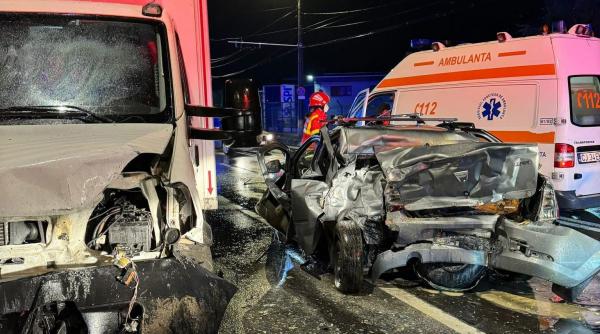 Accident teribil în Cluj-Napoca: doi bărbați au ajuns la spital