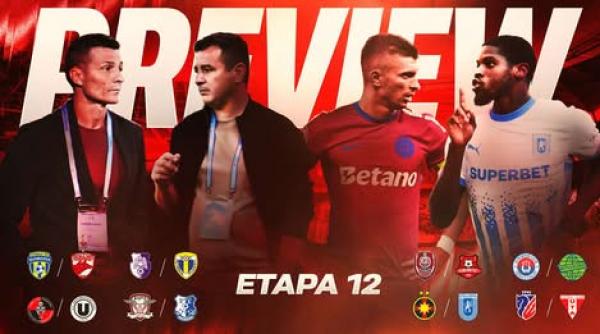 Rezultate și clasament Superliga, etapa a 12-a