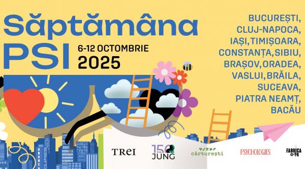 150 de ani de la nașterea lui Carl Gustav Jung. Săptămâna PSI (6-12 octombrie 2025)