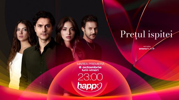 Noul serial turcesc Prețul ispitei are premiera la Happy Channel azi, de la ora 23:00