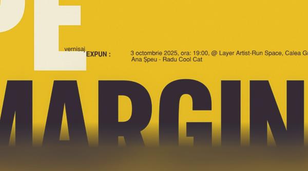 Pe margine. Radu Cool Cat &amp; Ana Șpeu @ Layer Gallery