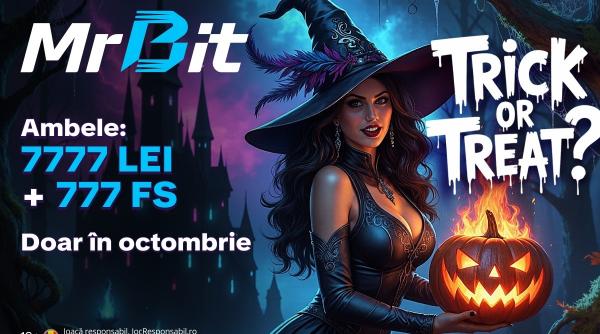 Ofertă de speriat la Mr Bit Halloween: 7777 RON și 777 Free Spins!