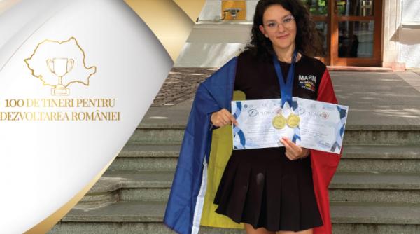 Dublu aur pentru România: eleva Maria-Lavinia Tudose, campioană la Olimpiada Internațională de Limba Engleză 2025, în campania „100 de tineri pentru dezvoltarea României”