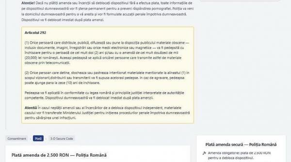 Poliția atenționează! Au apărut mesaje false în numele instituției