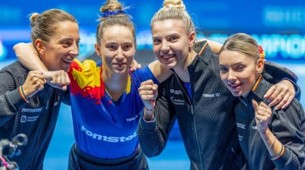 România, medalie de argint la Campionatul European de tenis de masă feminin