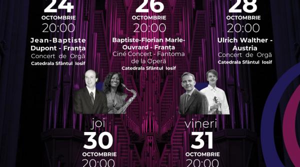 Începe Festivalul Internațional de Orgă FIO România – Ediția a VIII-a