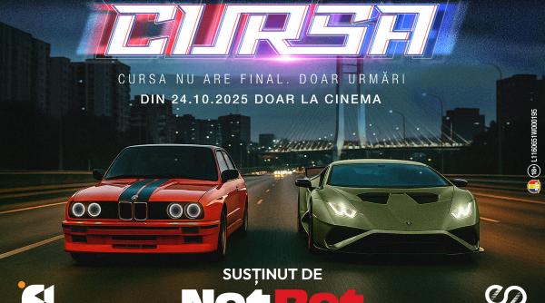 Filmul românesc „Cursa” se lansează în cinematografe pe 24 octombrie, inclusiv în format 4DX