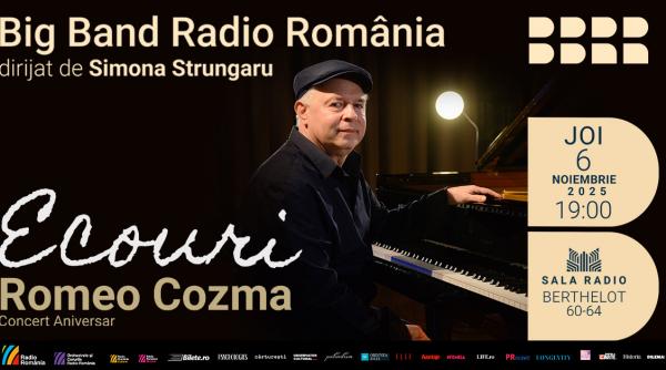 „Ecouri”: concert de jazz dedicat compozitorului și pianistului Romeo Cozma