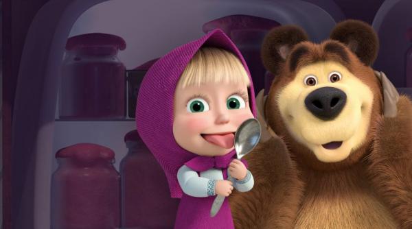 Scandal cultural în Rusia: Serialul „Mașa și Ursul”,﻿ acuzat că promovează independența și emanciparea copiilor