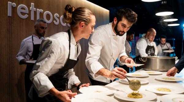 Spectacol culinar impresionant: Chef Richard Abou Zaki a deschis pop-up-ul Retroscena cu o seară memorabilă la Domeniul Știrbey