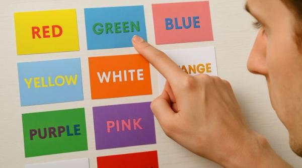 Culori vs. cuvinte: testul simplu care dezvăluie puterea ta de concentrare