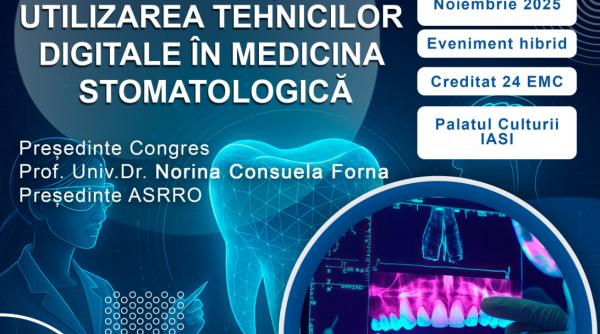 Congresul Național al Asociației Societatea Română de Reabilitare Orală reunește la Iași peste 1.100 de participanți
