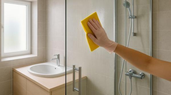 Lămâia și oțetul, secretele pentru o cabină de duș impecabilă
