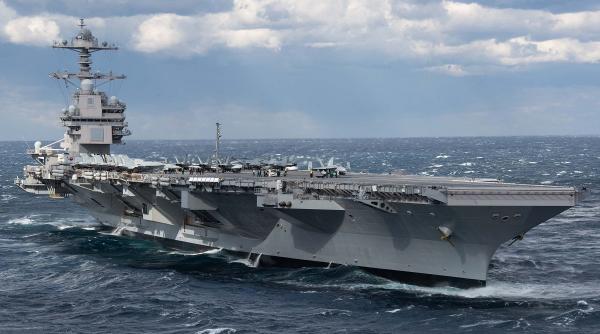 trump caraibe cea mai puternica nava lupta sua