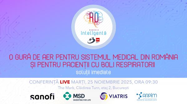 Criză în sistemul medical: Soluții urgente pentru bolile respiratorii, dezbătute la Conferința România Inteligentă