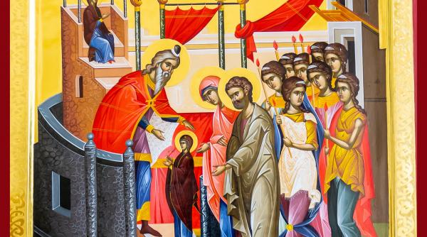 Vovidenia, 21 noiembrie 2025: Intrarea Maicii Domnului în Biserică, sărbătoare mare în Postul Crăciunului