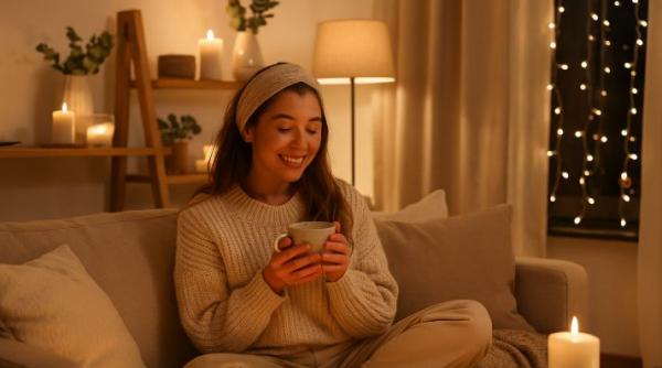 Home bliss: Transformă-ți casa într-un sanctuar Hygge cu bani puțini. Lumânări, pături și atmosferă de vis