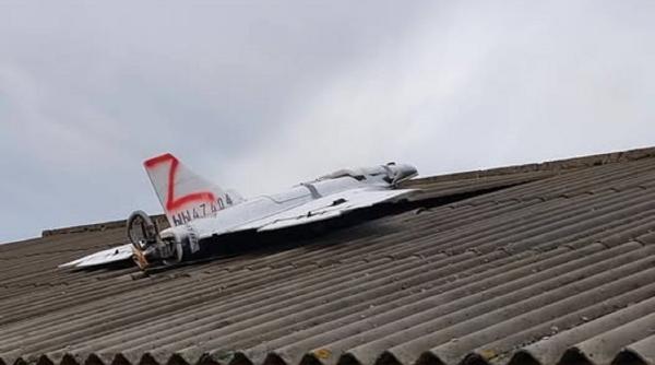 O dronă a căzut peste o casă în Republica Moldova