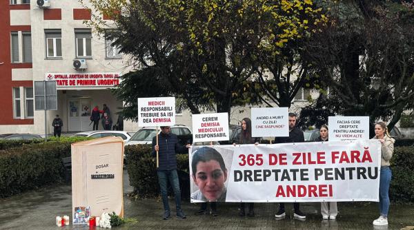 Un an fără dreptate pentru Andrei Marius Drăgan: FACIAS cere demisia medicului care a refuzat să-l opereze și l-a lăsat să moară pe patul de spital