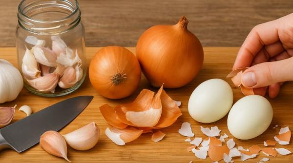 Trucuri de bucătar: cum să cureți usturoiul, ceapa și ouăle fierte în doar câteva secunde
