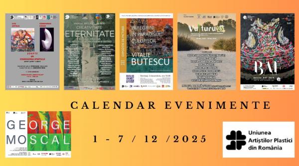uniunea artistilor plastici din romania recomandari ale evenimentelor vizuale care in saptamana 01 05 decembrie 2025