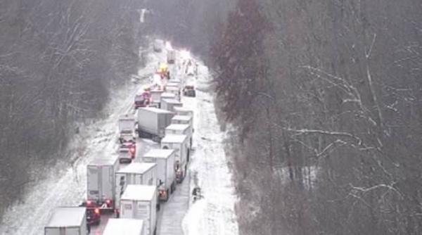 accident urias autostrada sua cel putin 45 masini implicate