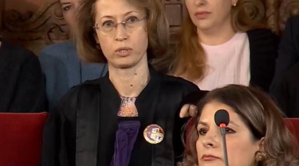Primul mesaj al judecătoarei care a înfruntat conducerea Curţii de Apel Bucureşti