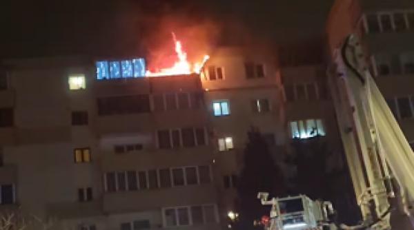 incendiu teribil intr un apartament din brasov un barbat a ajuns la spital