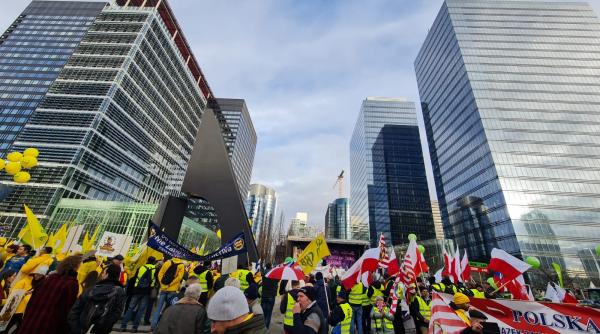 protest fermierii bruxelles acord ue mercosur tractoare
