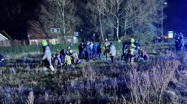 9 victime: O mașină a lovit în plin un grup de persoane, în Olanda