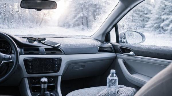 Puțini șoferi știu asta: obiectele care pot exploda în mașină iarna