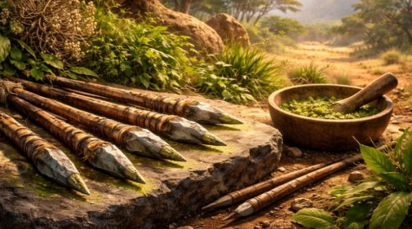 Arme otrăvitoare: strămoșii noștri foloseau plantele pentru săgeți, acum 60.000 de ani