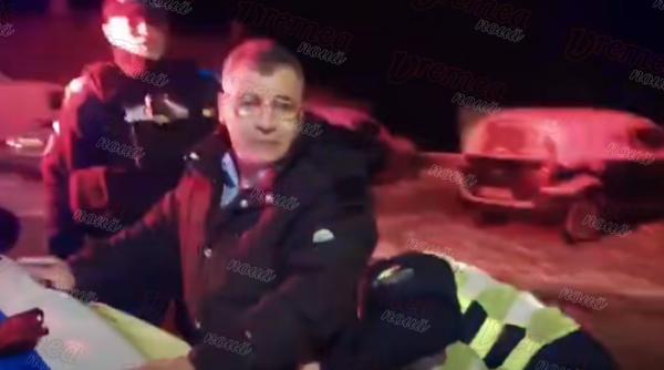 Un primar din România a intrat beat cu mașina în șanț