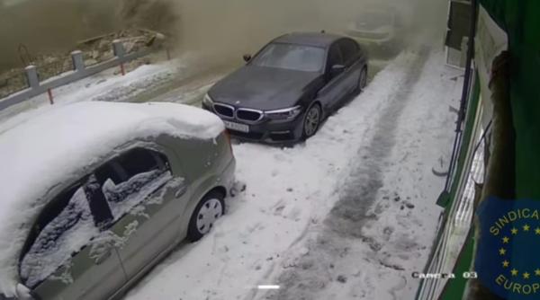 Explozie șocantă la Poliția Rutieră Lugoj: 3 polițiști răniți, gaze acumulate – Imagini de pe camerele de supraveghere