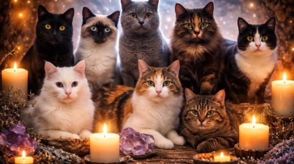 Pisicile și energiile invizibile: cum îți apără casa în funcție de culoarea blănii