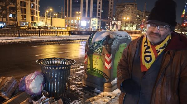 REPORTAJ. Poveste din lumea celor care îngheață: Gândul lui Fane Nebunu’, om al străzii, la minus 12 grade: bugetarii or să ajungă ca mine