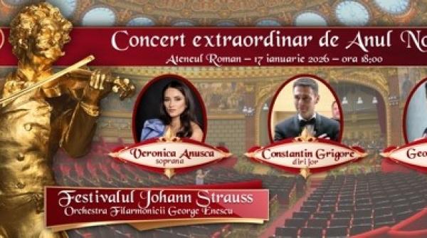 Un concert extraordinar de Anul Nou. O tradiție de elită. O seară care începe anul sub semnul eleganței vieneze