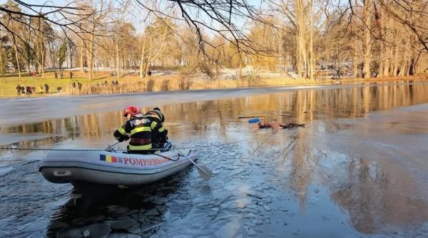 Atenție! Gheața cedează ușor. Autoritățile cer populației să evite lacurile