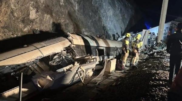 Bilanțul victimelor în urma accidentului feroviar din Spania a crescut la 39 de morți