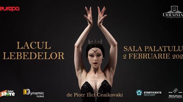 Balerina GANNA MUROMTSEVA în premieră la Bucureşti în „LACUL LEBEDELOR” pe 2 februarie la Sala Palatului