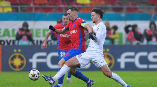 FCSB, umilită acasă de CFR Cluj