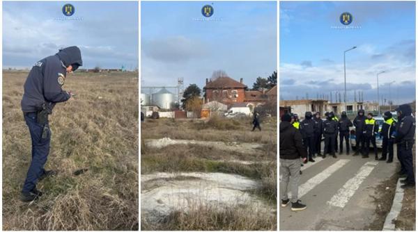 Descoperire macabră la Slobozia! Părți dintr-un cadavru împrăștiate pe un câmp